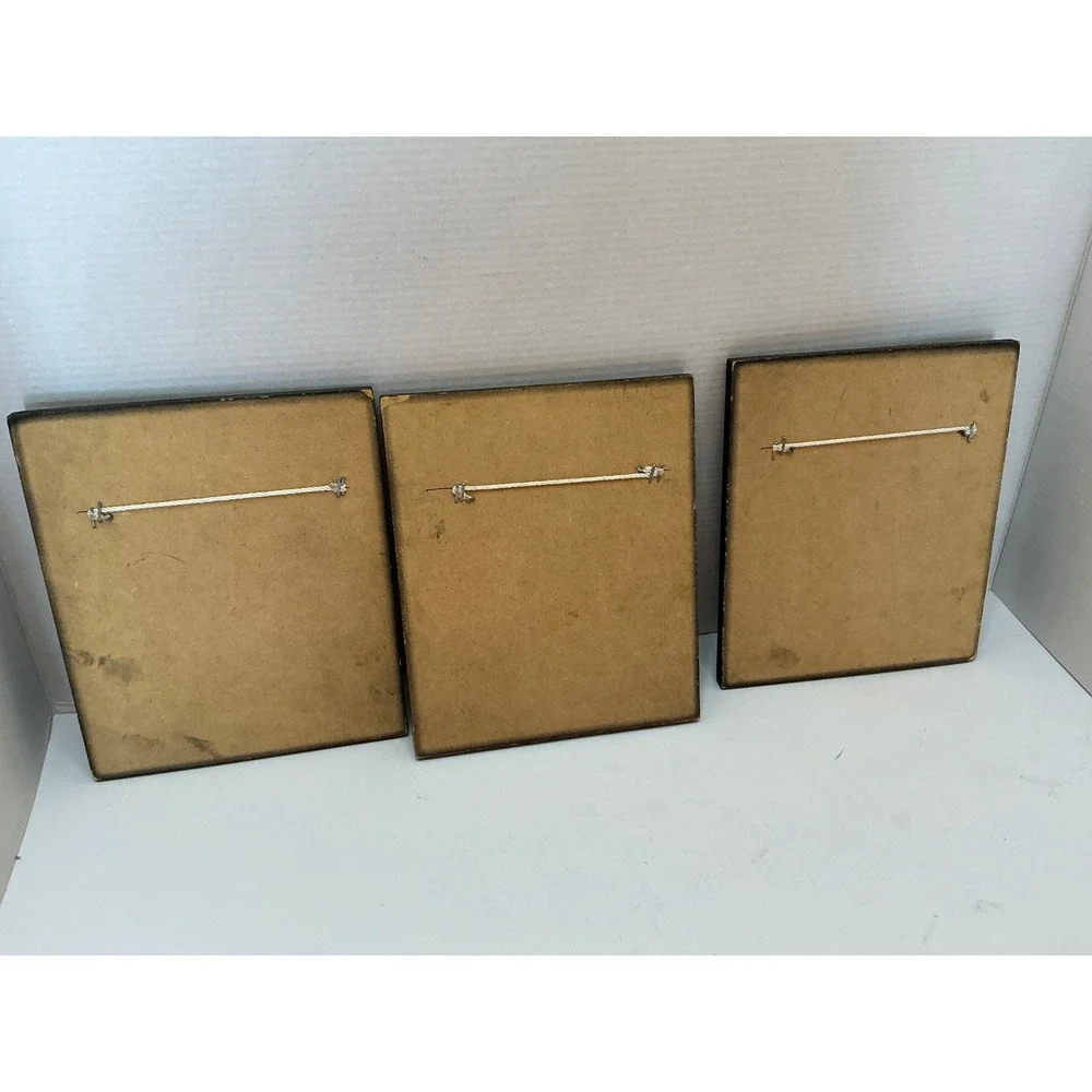 Unbranded Vintage Style Coffee Wall Art Set of 3 Wood Plaques Kitchen Decor 8x10